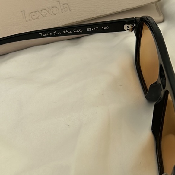 Lexxola Damien black and orange sunglasses - Picture 3 of 4